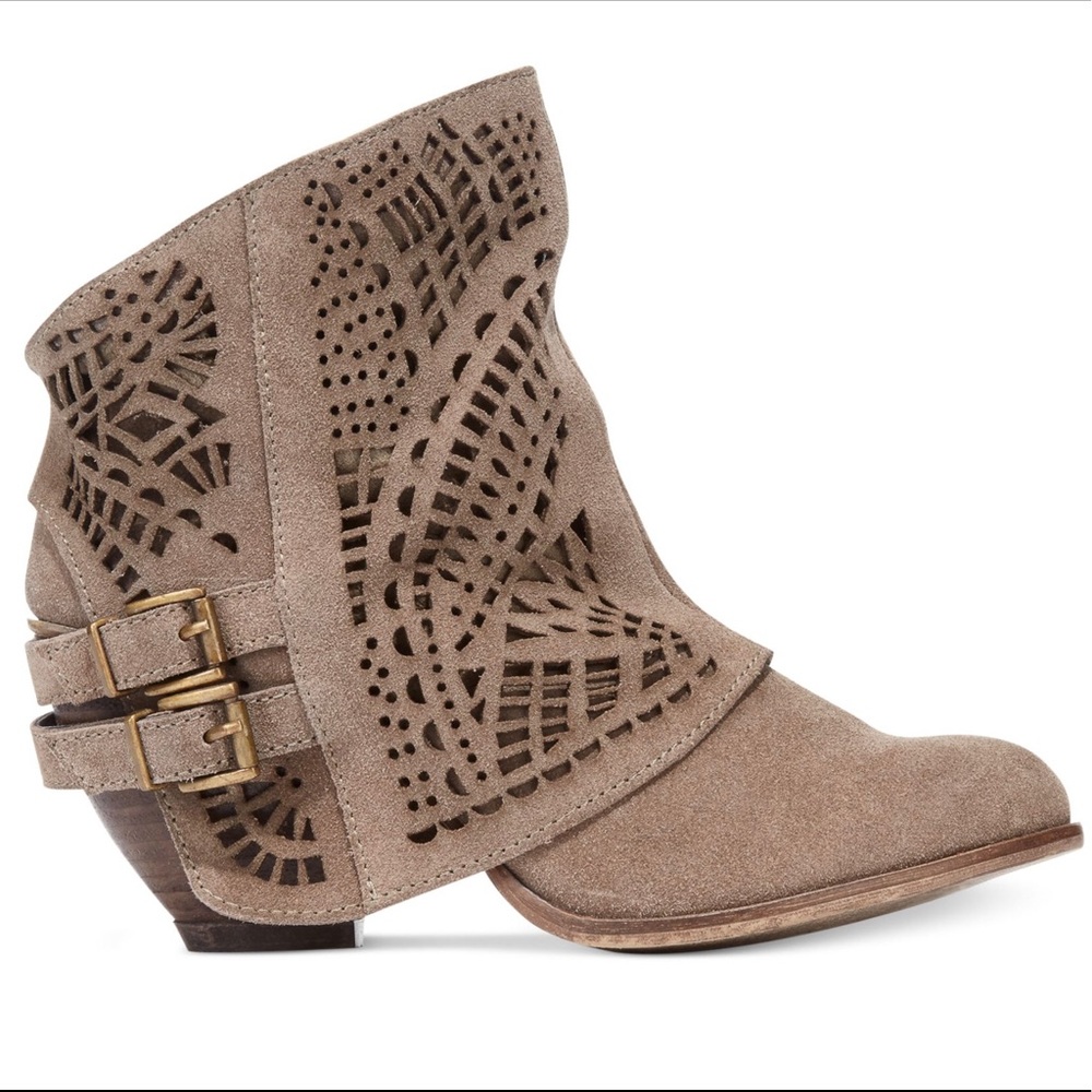 Naughty Monkey Love Story Laser Cut Bootie